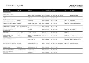 Formació no reglada - CCAM