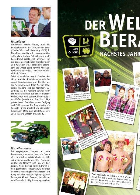 WeldeWelt Ausgabe 2 2011 - Weldebräu GmbH & Co KG