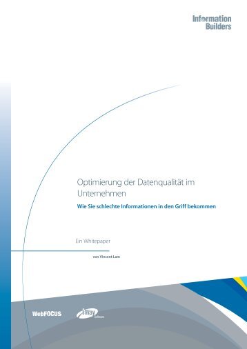 Optimierung der DatenqualitÃ¤t im Unternehmen - we.CONECT