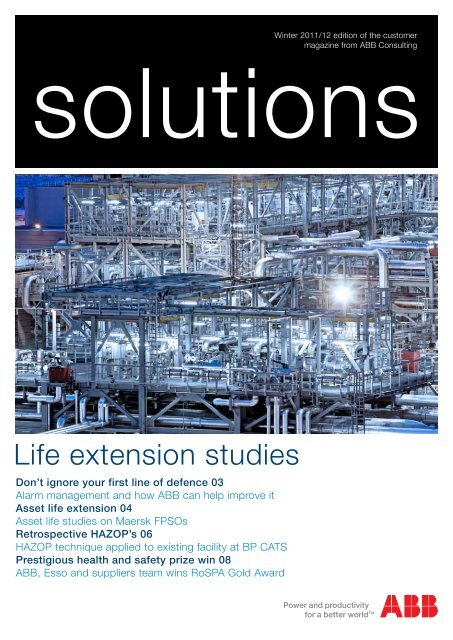 Life extension studies - The ABB Group