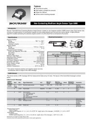 Non-Contacting Multiturn Angle Sensor Type 6000 - we.CONECT