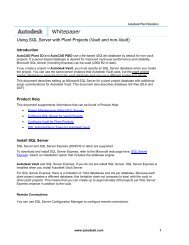 Using SQL Serverwith AutoCAD P&ID 2010 - Documentation ...