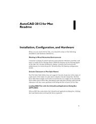 AutoCAD 2012 for Mac Readme - Autodesk