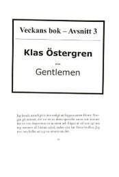 Veckans bok 3 - Gentlemen