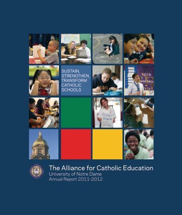 Download the report in PDF. - Alliance for Catholic Education