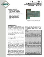 16-Channel SIL-2 AC Digital Output Card - RTP