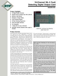 16-Channel SIL-3 Fault Detecting Digital Output Card - RTP