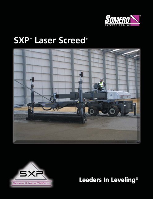 SXP Product Specification - Somero Enterprises