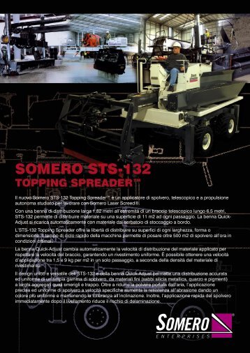 SOMERO STS-132 - Somero Enterprises