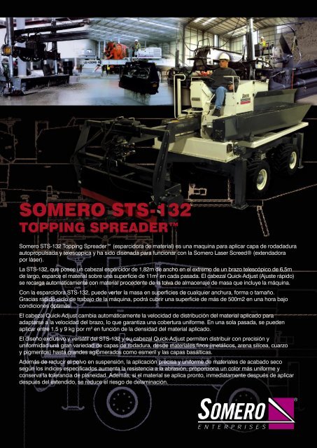 SOMERO STS-132 - Somero Enterprises