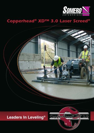 CopperheadÂ® XDâ¢ 3.0 Laser ScreedÂ® - Somero Enterprises