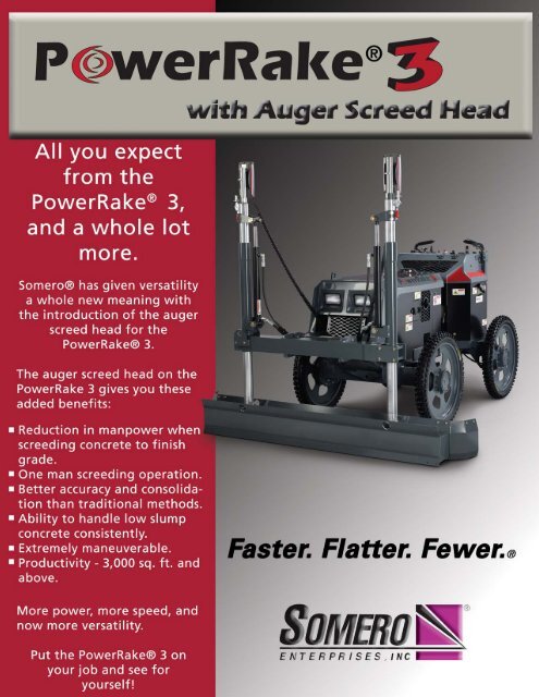 SMP with Auger Screed Head - Somero Enterprises