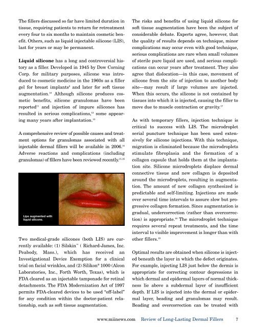 Review of Long-Lasting Dermal Fillers