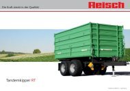 Prospekt Tandem-Dreiseiten-Kipper - Martin Reisch GmbH