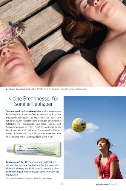 Weleda Magazin, Sommer 2011 PDF-Download