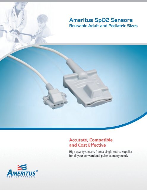 Ameritus SpO2 Sensors - MetroMed, Inc