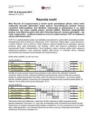 TOP-12 II-karsinnan raportti