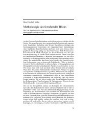 Methodologie des forschenden Blicks - Mohn, Elisabeth