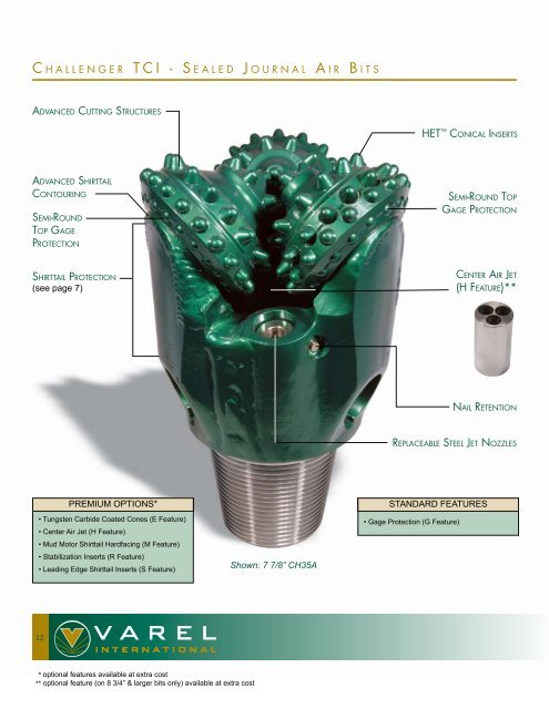 Roller Cone Bits - Oil & Gas Products 2006-2007 - Varel International