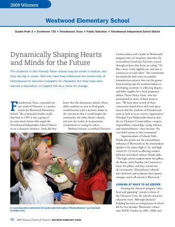 Dynamically Shaping Hearts and Minds for the Future - Friendswood ...