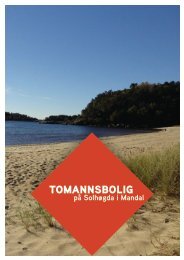 TOMANNSBOLIG Solhøgda Mandal