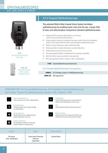 Master Product Catalogue - Welch Allyn