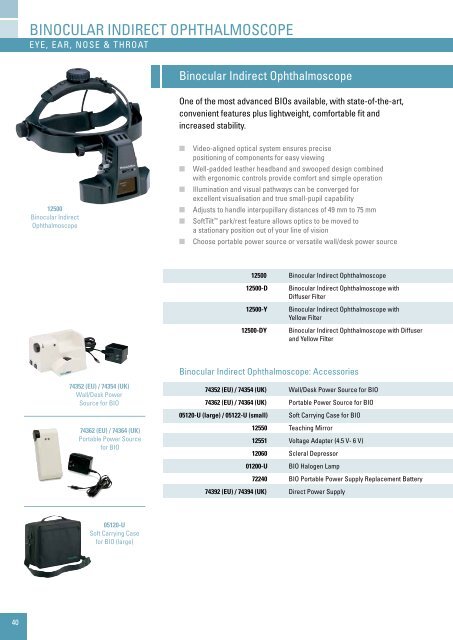 Master Product Catalogue - Welch Allyn