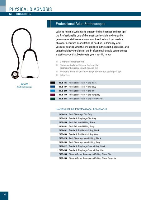 Master Product Catalogue - Welch Allyn