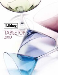 TABLETOP - Libbey History