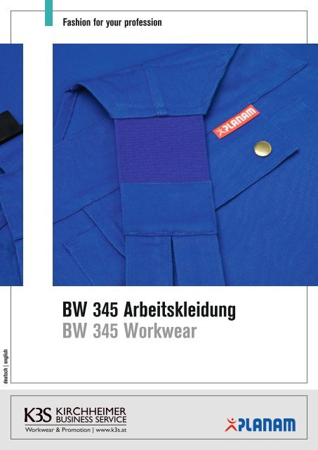 K3S Planam BW 345 Arbeitskleidung