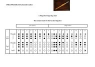 PHILIPPE BOLTON, FACTEUR DE FLUTE A BEC - Techniques avancées de réglage  des bouchons de flûte à bec