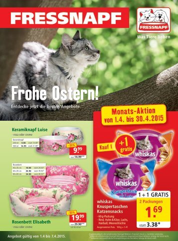 Fressnapf Österreich Flugblatt April 2015
