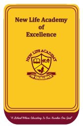 NLAE 2008-2009 Annual Report - New Life Academy of Excellence