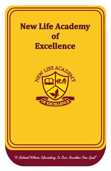 NLAE 2008-2009 Annual Report - New Life Academy of Excellence