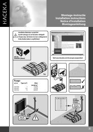 Montage-instructie Installation instructions Notice d ... - Haceka