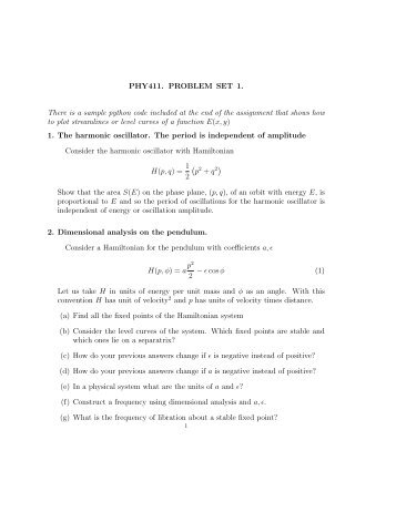 Problem Set 1 - Astro Pas Rochester