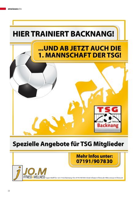 TSG Backnang - TSV Essingen