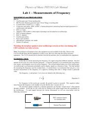 Lab 1 â Measurements of Frequency - Astro Pas Rochester