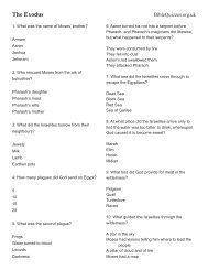 Download Printable Quiz - Bible Quizzes and Puzzles