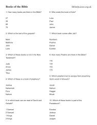 Download Printable Quiz - Bible Quizzes and Puzzles