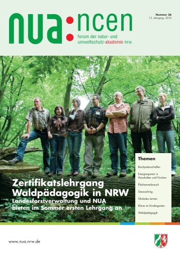 Waldpädagogik - Natur- und Umweltschutz-Akademie NRW