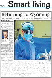 Returning to Wyoming - Sheridan Memorial Hospital