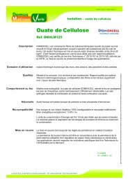 Télécharger la fiche produit - Domus Matériaux Écologiques