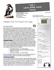 Lakota Middle School Falcons - School Web Sites - Federal Way ...