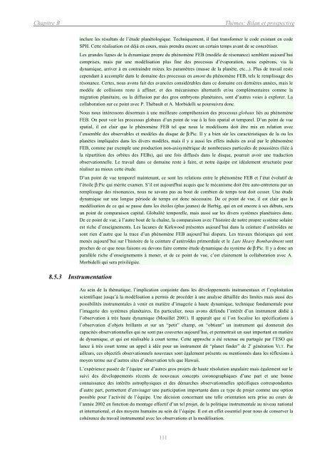 Rapport quadriennal 2002 - Laboratoire d'Astrophysique de l ...