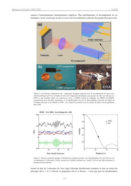 Rapport quadriennal 2002 - Laboratoire d'Astrophysique de l ...