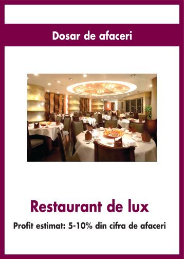 Restaurant de lux