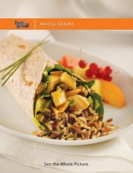 UNCLE BEN'SÂ® Whole Grain Products Brochure - Mars Foodservices