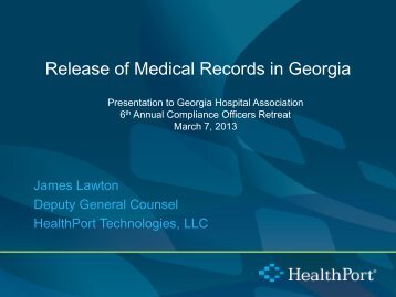 Release of Medical Records in Georgia - Advocacy