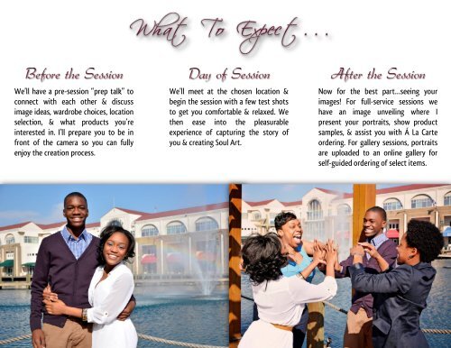 Soul Art Photography Creative Services Brochure